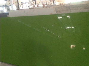 Green Spark Quartz Stone Slab & Tile