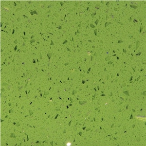 Green Spark Quartz Stone Slab & Tile