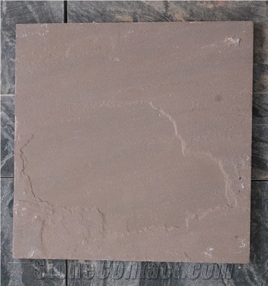 Autumn Brown Brushed Sandstone Slabs & Tiles