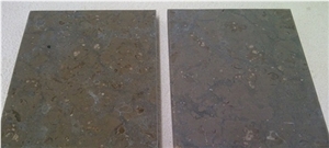 Azul Lourinha Limestone Slabs & Tiles, Grey Limestone Portugal Tiles & Slabs