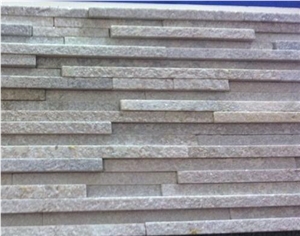 Beige White Marble Culture Stone, Stacked Stone Veneer, Thin Stone Veneer