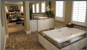 Best Selling Emperador Dark Marble Custom Vanity Tops