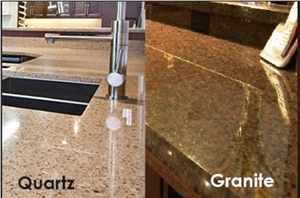 Big Size Kitchen Decoration Quartz Stone Countertops