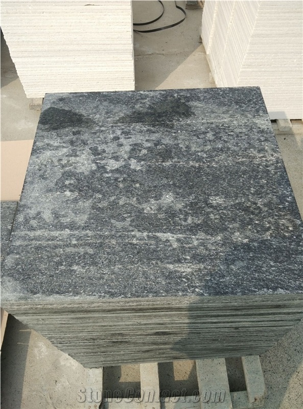 China Black Quartzite Slabs & Tiles, Quartzite Floor Tiles, Quartzite Wall Tiles