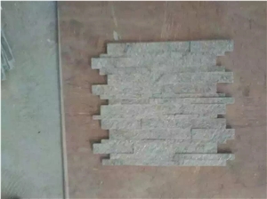 China White Quartzite Culture Stone, Stacked Stone Veneer
