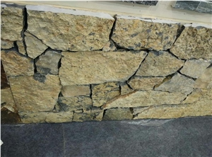 Chinese Yellow Limestone Cultured Stone for Wall Stone