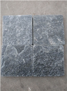 Dark Grey Quartzite Slabs & Tiles, China Grey Quartzite