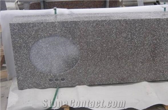 G664 Granite Countertops China Pink Granite Kitchen Countertop Cheapest
