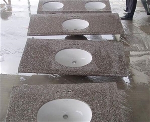 G664 Granite Countertops China Pink Granite Kitchen Countertop Cheapest