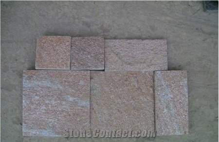 Hot Sale Pink Quartzite Tiles & Slab, Quartzite Floor Tiles
