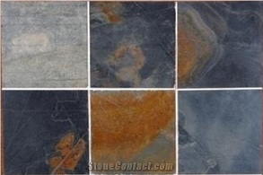 Jack Multi Slate, Jak Multicolor Slate Tile & Slab