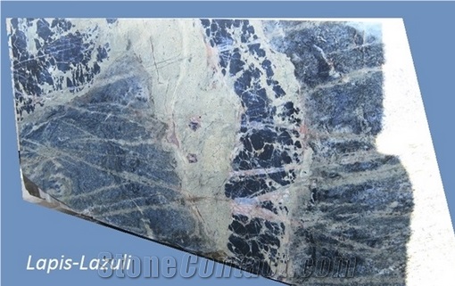 Lapis Lazuli Limestone Tiles & Slabs, Blue Limestone Tiles & Slabs Namibia