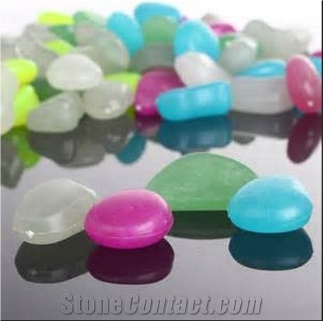 Luminous Decorative Polished River Stone, Polished Pebbles, Garden Pebbles for Sale