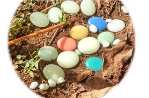Luminous Pebble Stone, Mixed Pebble Stone