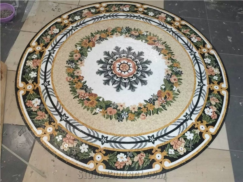 Marble Mosaic Medallion Round Medallions Floor Medallions