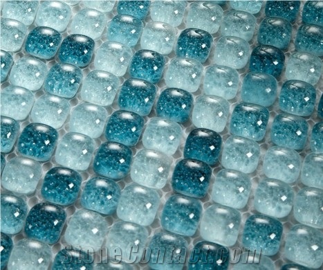 Mb Chinese Glass Mosaic Tile for Pool Blue Mosaic Tile Wholesale Cheap Swimming Pool Tile