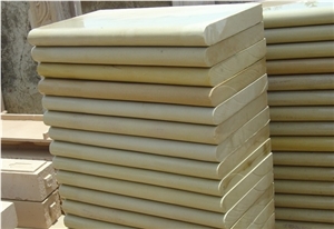 Mint Yellow Sandstone Pool Coping, Swimming Pool Decks