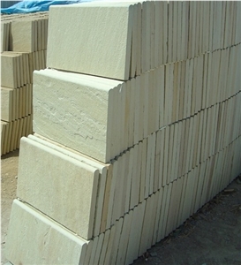 Mint Yellow Sandstone Pool Coping, Swimming Pool Decks