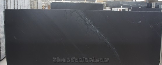 Ocean Black Quartzite Tiles & Slabs, Black Quartzite India Tiles & Slabs