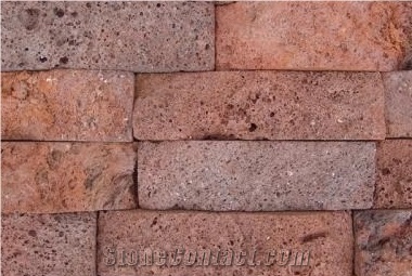 Red(Brown) Basalt Lava Rock Tiles & Slabs, Lava Stone Red Basalt