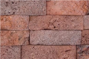 Red(Brown) Basalt Lava Rock Tiles & Slabs, Lava Stone Red Basalt