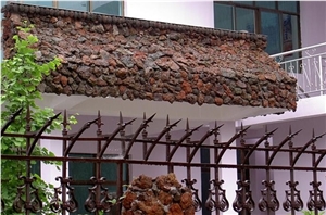 Red(Brown) Basalt Lava Rock Tiles & Slabs, Lava Stone Red Basalt