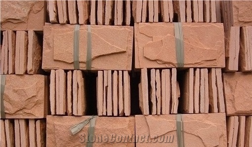 Sandstone Mushroom Stone, Split Tiles, Wall Cladding Panel, Decorative Natural Stone