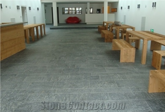 Sondrio Soapstone Floor Tiles, Pietra Ollare Soapstone, Grey Soapstone Tiles & Slabs, Flooring Tiles