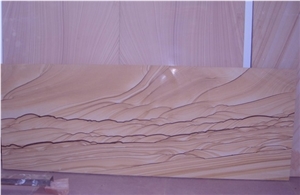 Water Ripple Sandstone, Cortices Vein Sandstone Slab