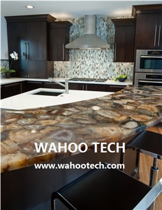 Agate Semi Precious Kitchen Countertops/Agate Semiprecious Bar Top/Agate Semiprecious Bench Top/Agate Semiprecious Worktop/Agate Semiprecious Desk Top