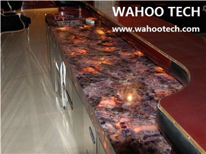 Agate Semi Precious Kitchen Countertops/Agate Semiprecious Bar Top/Agate Semiprecious Bench Top/Agate Semiprecious Worktop/Agate Semiprecious Desk Top