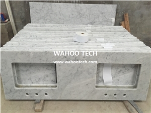 Bianco Carrara White Marble Vanity Top/Bianco Carrara White Marble Bathroom Vanity Top/ Carrara White Marble Bath Top/ Carrara White Marble Bathroom Countertop/ Carrara White Natural Stone Vanity Top Bianco Carrara White Marble Vanity Top/Bianco Carrara White Marble Bathroom Vanity Top/ Carrara White Marble Bath Top/ Carrara White Marble Bathroom Countertop/ Carrara White Natural Stone Vanity Top