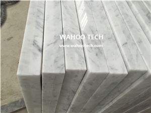 Bianco Carrara White Marble Vanity Top/Bianco Carrara White Marble Bathroom Vanity Top/ Carrara White Marble Bath Top/ Carrara White Marble Bathroom Countertop/ Carrara White Natural Stone Vanity Top