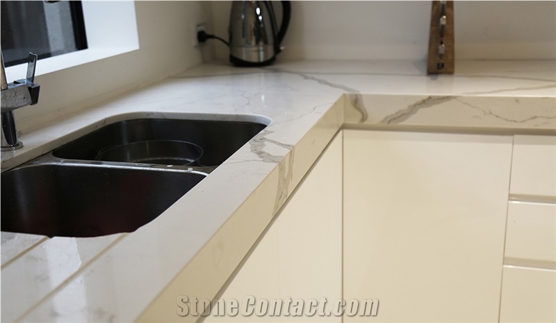 Calacatta White Engineered Quartz Stone Slabs/Close Cambria Quartz Stone Slabs/Close Cambria Quartz Stone Tiles/Calacatta White Quartz Stone Slabs