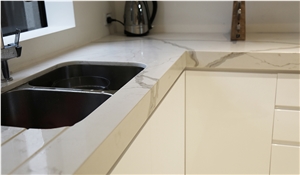 Calacatta White Engineered Quartz Stone Slabs/Close Cambria Quartz Stone Slabs/Close Cambria Quartz Stone Tiles/Calacatta White Quartz Stone Slabs