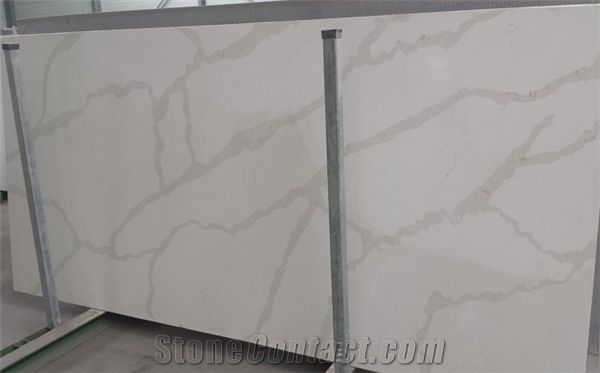 Calacatta White Quartz Stone Bar Top/Calacatta White Engineered Quartz Bench Tops/ Calacatta White Quartz Kitchen Tops/ Calacatta White Quartz Bench Tops/ Calacatta White Quartz Desk Kitchen Counterto