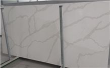 Calacatta White Quartz Stone Bar Top/Calacatta White Engineered Quartz Bench Tops/ Calacatta White Quartz Kitchen Tops/ Calacatta White Quartz Bench Tops/ Calacatta White Quartz Desk Kitchen Counterto