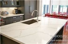 Calacatta White Quartz Stone Bench Tops/Calacatta White Quartz Stone Kitchen Countertops/Calacatta White Quartz Stone Bar Tops/Calacatta White Quartz Stone Kitchen Island Top/Quartz Engineered Stone W