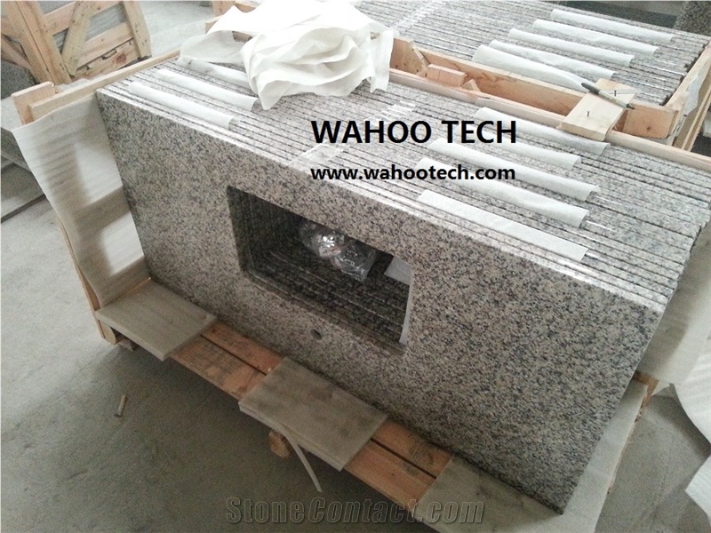 China Blanco Sardo Granite Vanity Top/ China Blanco Sardo Granite Bath Top/ China Blanco Sardo Granite Bathroom Vanity Top/ China Blanco Sardo Granite Bathroom Countertop/ Blanco Sardo Bathroom Top