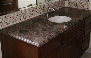 Emperador Dark Marble Bath Tops/Emperador Dark Marble Bathroom Vanity Tops/Emperador Dark Marble Bathroom Countertops/Emperador Dark Marble Vanity Tops/​Emperador Dark Marble Vanity Tops