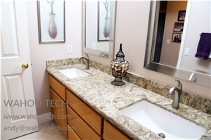 Engineered Quartz Stone Bath Tops/Engineered Quartz Stone Bathroom Vanity Tops/Engineered Quartz Stone Bathroom Countertops/Color Close Caesarstone Vanity Top/Color Close Cambria Quartz Bath Top