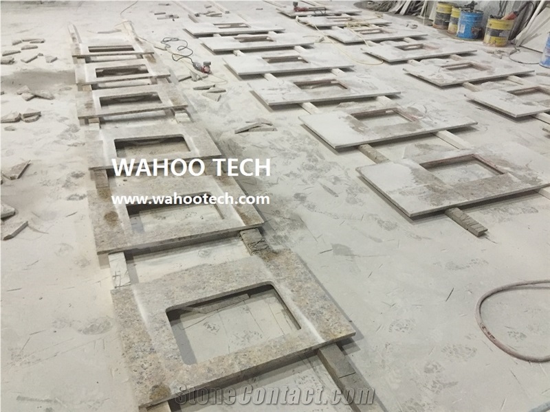 Golden Beach Granite Vanity Top/ Golden Beach Granite Bathroom Vanity Top/ Golden Beach Granite Bathroom Countertop/ Golden Beach Granite Bath Top /Sunset Granite Vanity Top