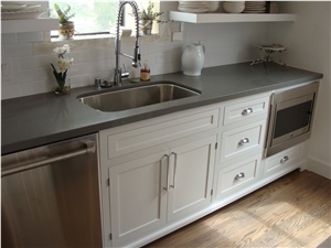 Grey Engineered Quartz Stone Bench Tops/Grey Engineered Quartz Stone Kitchen Desk Tops/Grey Engineered Quartz Stone Bar Tops/Grey Quartz Stone Kitchen Island Top/Grey Quartz Stone Kitchen Worktops