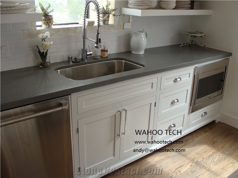 Grey Engineered Quartz Stone Bench Tops/Grey Engineered Quartz Stone Kitchen Tops/Grey Engineered Quartz Stone Bar Tops/Grey Quartz Stone Kitchen Island Top/Grey Quartz Stone Kitchen Countertops
