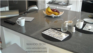 Grey Engineered Quartz Stone Bench Tops/Grey Engineered Quartz Stone Kitchen Tops/Grey Engineered Quartz Stone Bar Tops/Grey Quartz Stone Kitchen Island Top/Grey Quartz Stone Kitchen Countertops