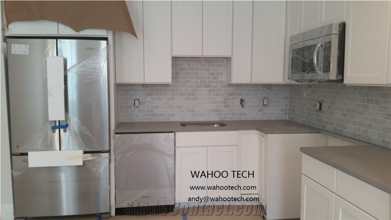 Grey Engineered Quartz Stone Bench Tops/Grey Engineered Quartz Stone Kitchen Tops/Grey Engineered Quartz Stone Bar Tops/Grey Quartz Stone Kitchen Island Top/Grey Quartz Stone Kitchen Countertops
