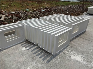 Pure White Engineered Stone Vanity Tops/Pure White Artificial Stone Bathroom Top/Pure White Artificial Stone Bath Tops /Engineered Stone Quartz Bathroom Tops/White Quartz Stone Tops