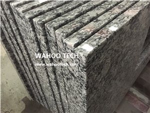 Spray White Granite Vanity Top/ Spray White Granite Bath Top/ Spray White Granite Bathroom Vanity Top/ Spray White Granite Bathroom Countertop/ Spray White Granite Bathroom Top