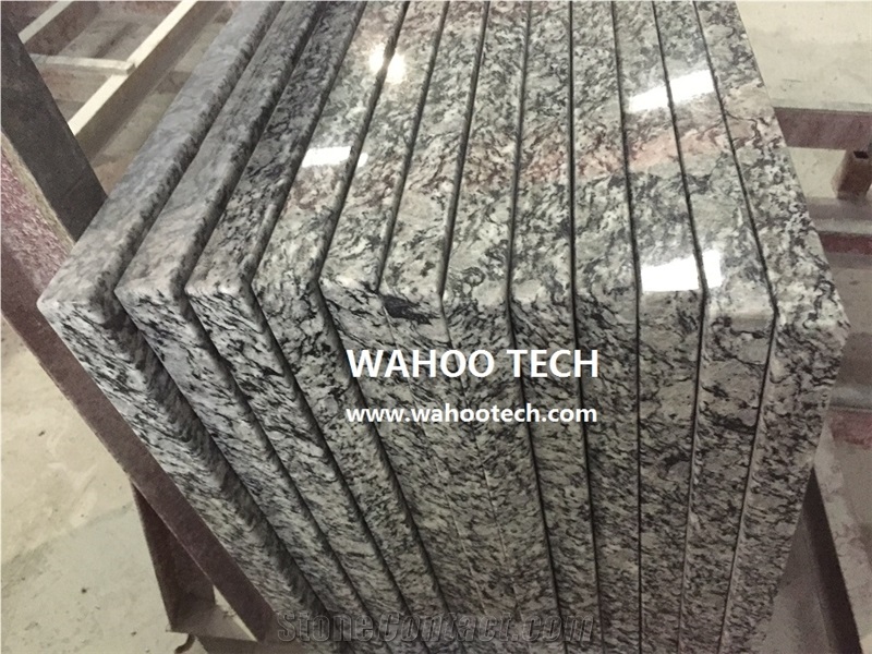 Spray White Granite Vanity Top/ Spray White Granite Bath Top/ Spray White Granite Bathroom Vanity Top/ Spray White Granite Bathroom Countertop/ Spray White Granite Bathroom Top