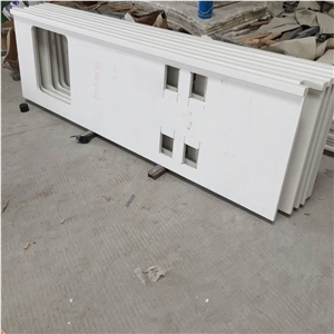 White Engineered Stone Quartz Countertops/ White Caesar Quartz Stone Kitchen Tops/Pure White Artificial Stone Countertops/Engineered Stone Quartz Kitchen Tops/White Quartz Stone Kitchen Island Tops